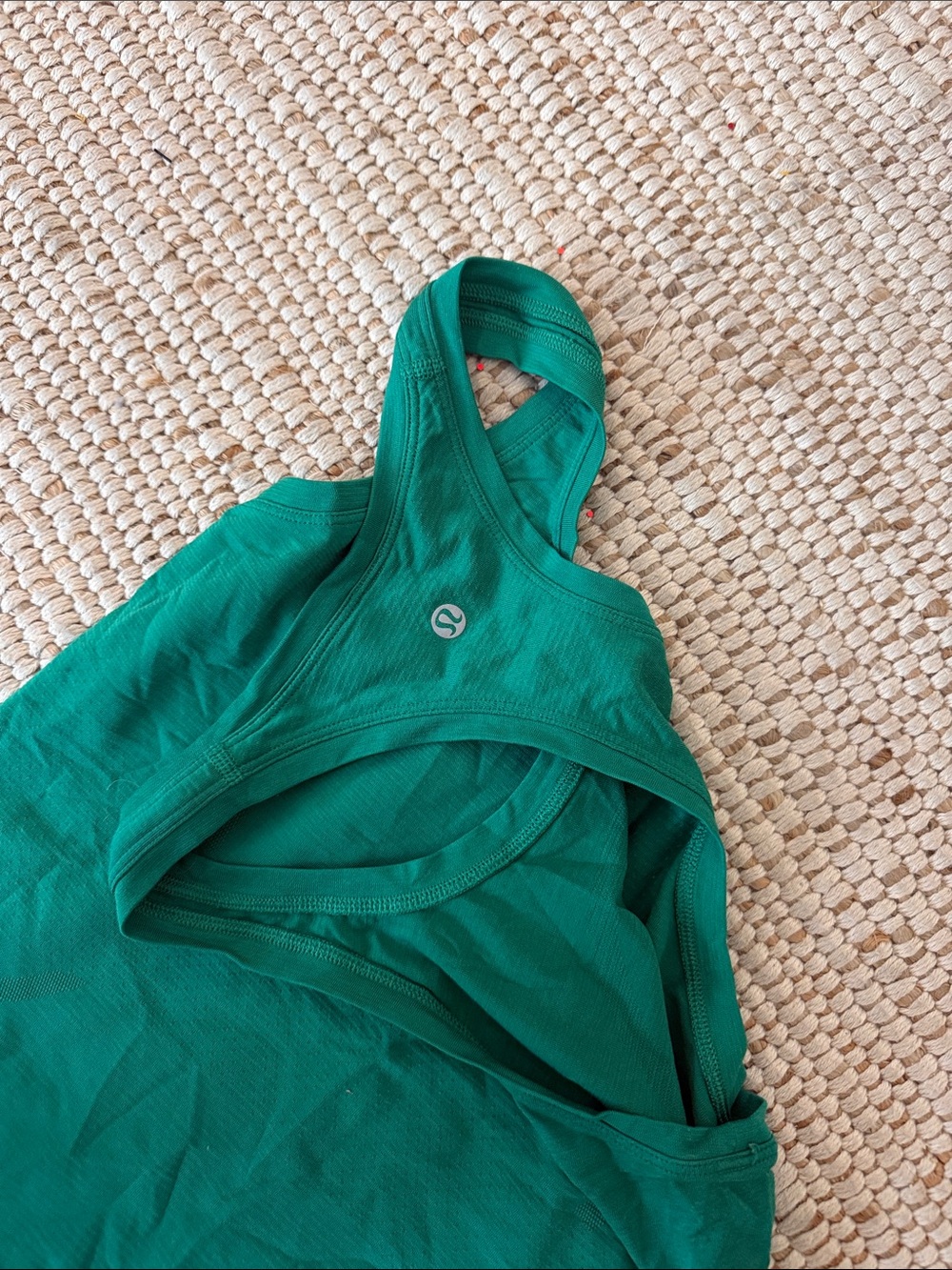 lululemon athletica Emerald Green Racerback Tank Top - Picture 2 of 3